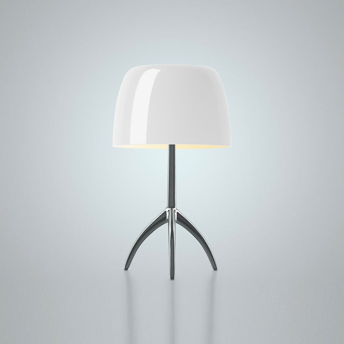 Lumiere Table Lamp in Champagne/White (Small).