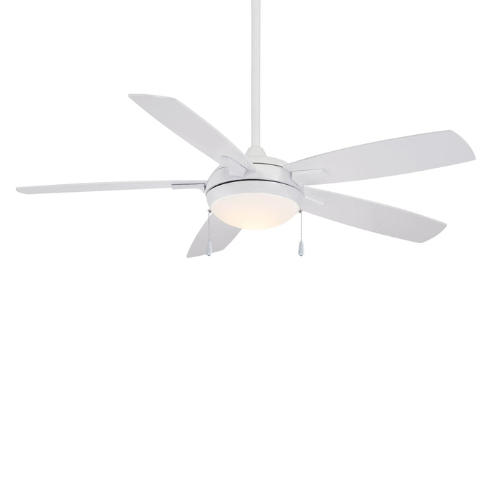 Lun-Aire LED Ceiling Fan in White.