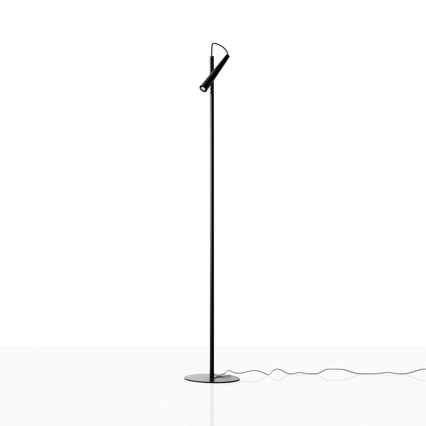 Magneto LED Floor Lamp in Black.