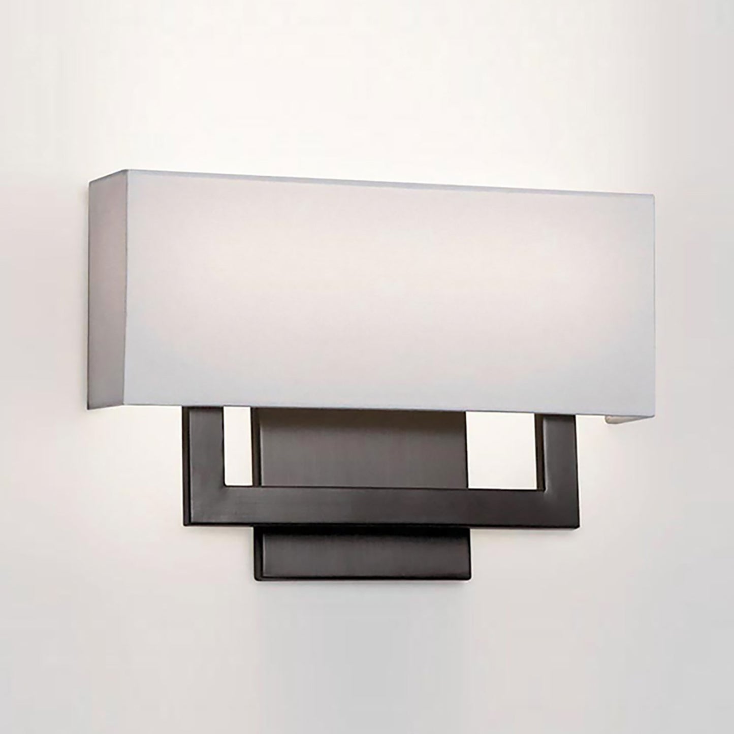 Manhattan LED Wall Light in Brushed Bronze (Medium).