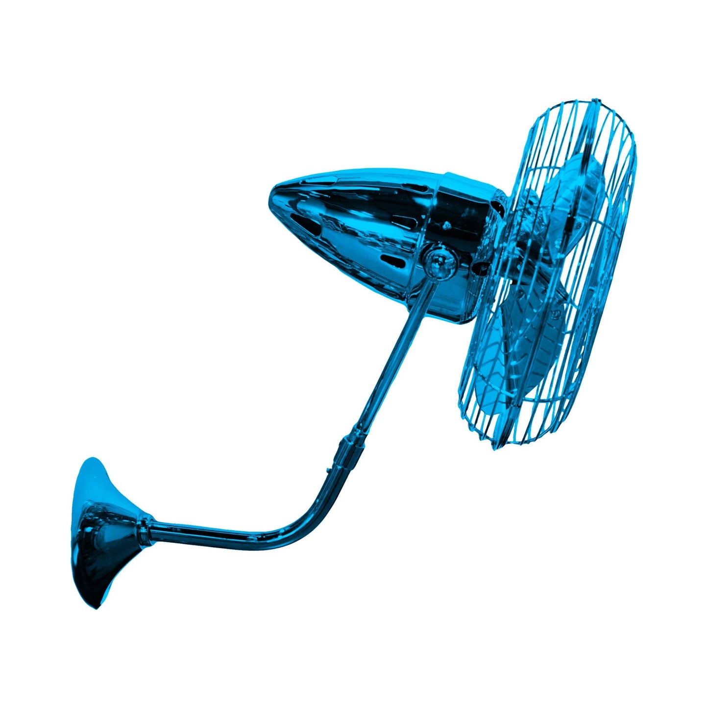 Bruna Parede Wall Fan in Agua Marinha.