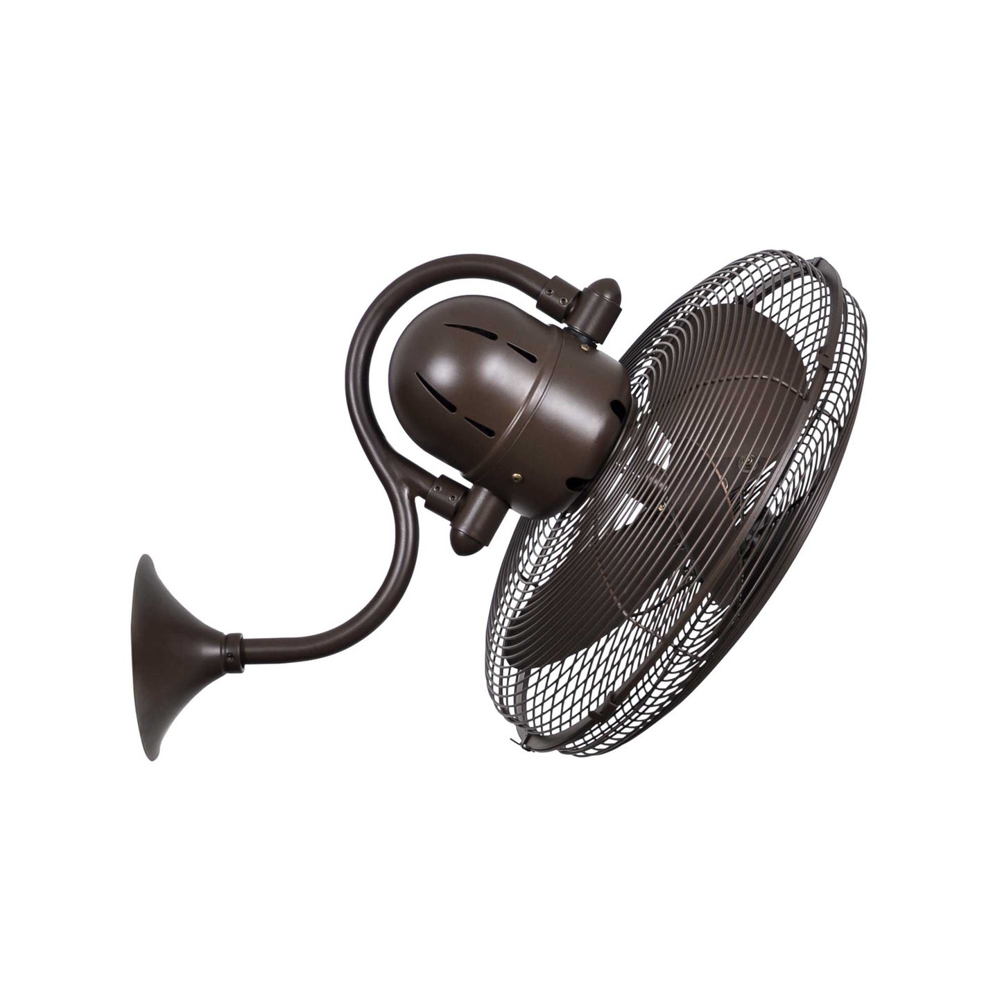 Laura Wall Fan in Textured Bronze.