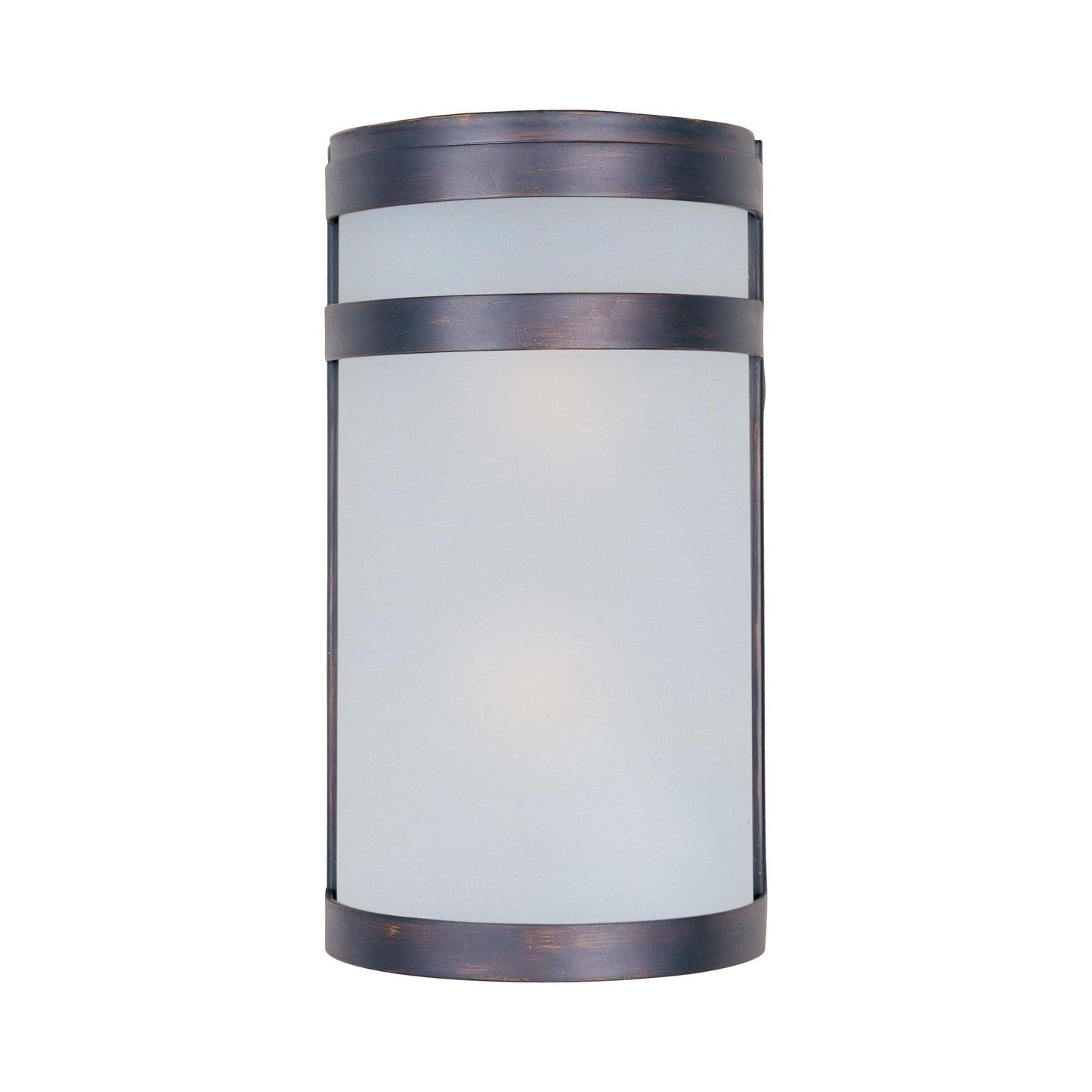 Arc Outdoor Wall Light in Incandescent/2-Light/Oil Rubbed Bronze.