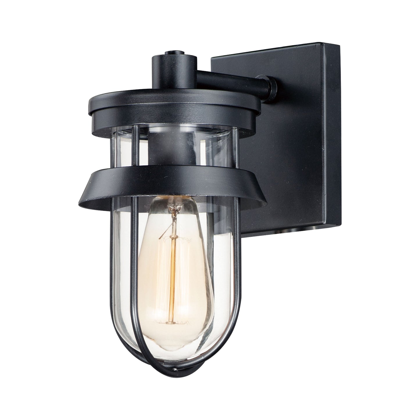 Breakwater Outdoor Wall Light in Black (Small).