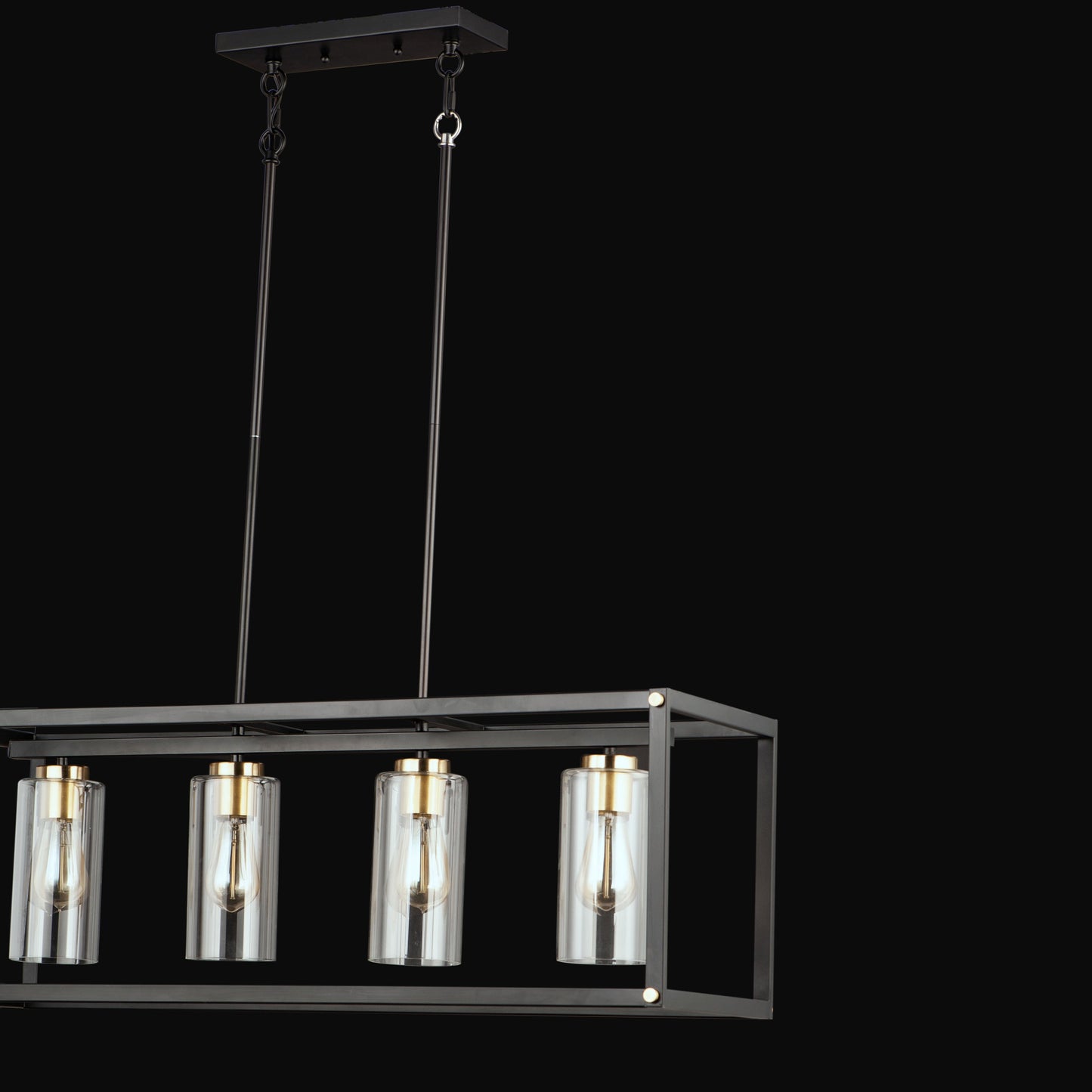 Capitol Linear Suspension Light in Detail.
