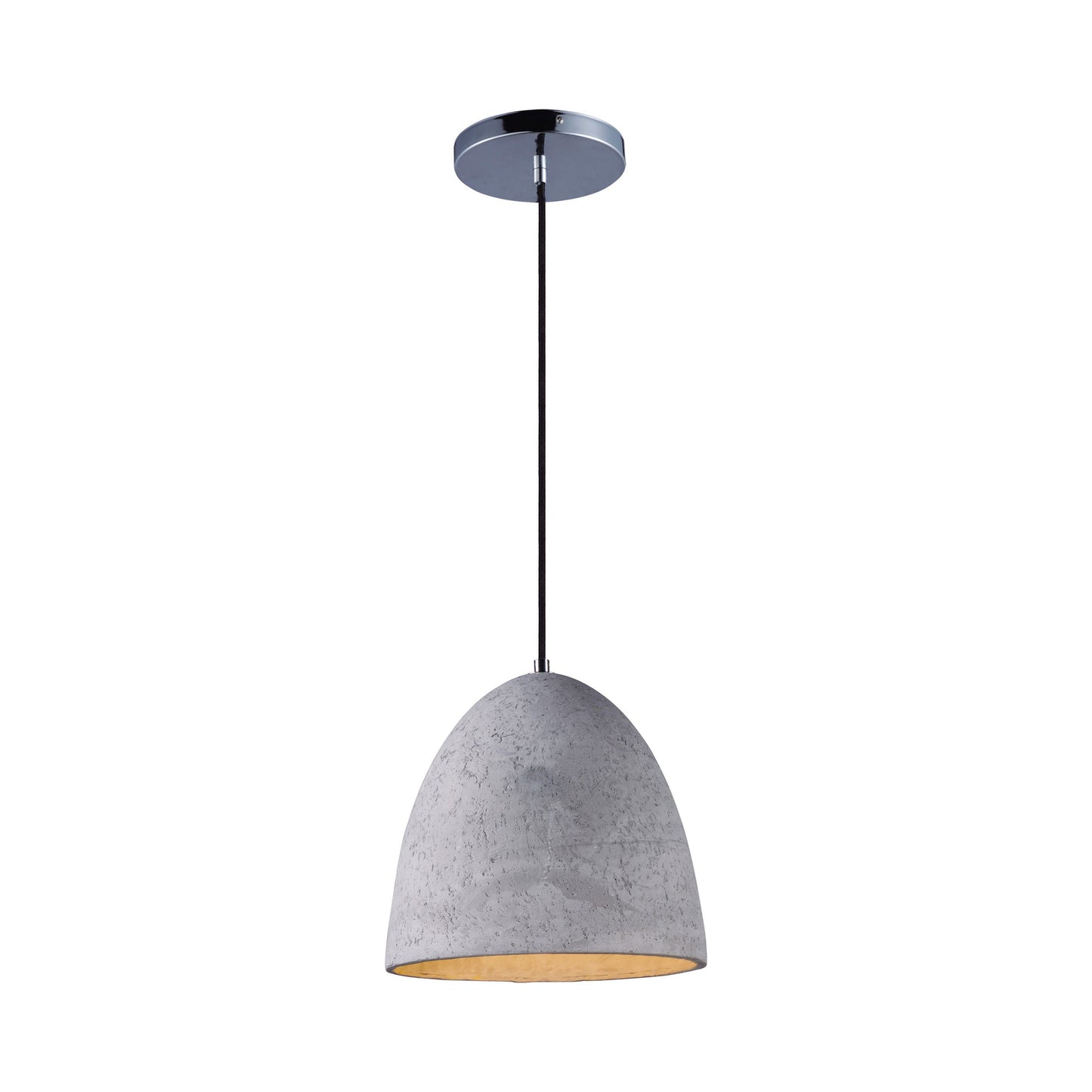 Crete LED Pendant Light in Shell (12-Inch).