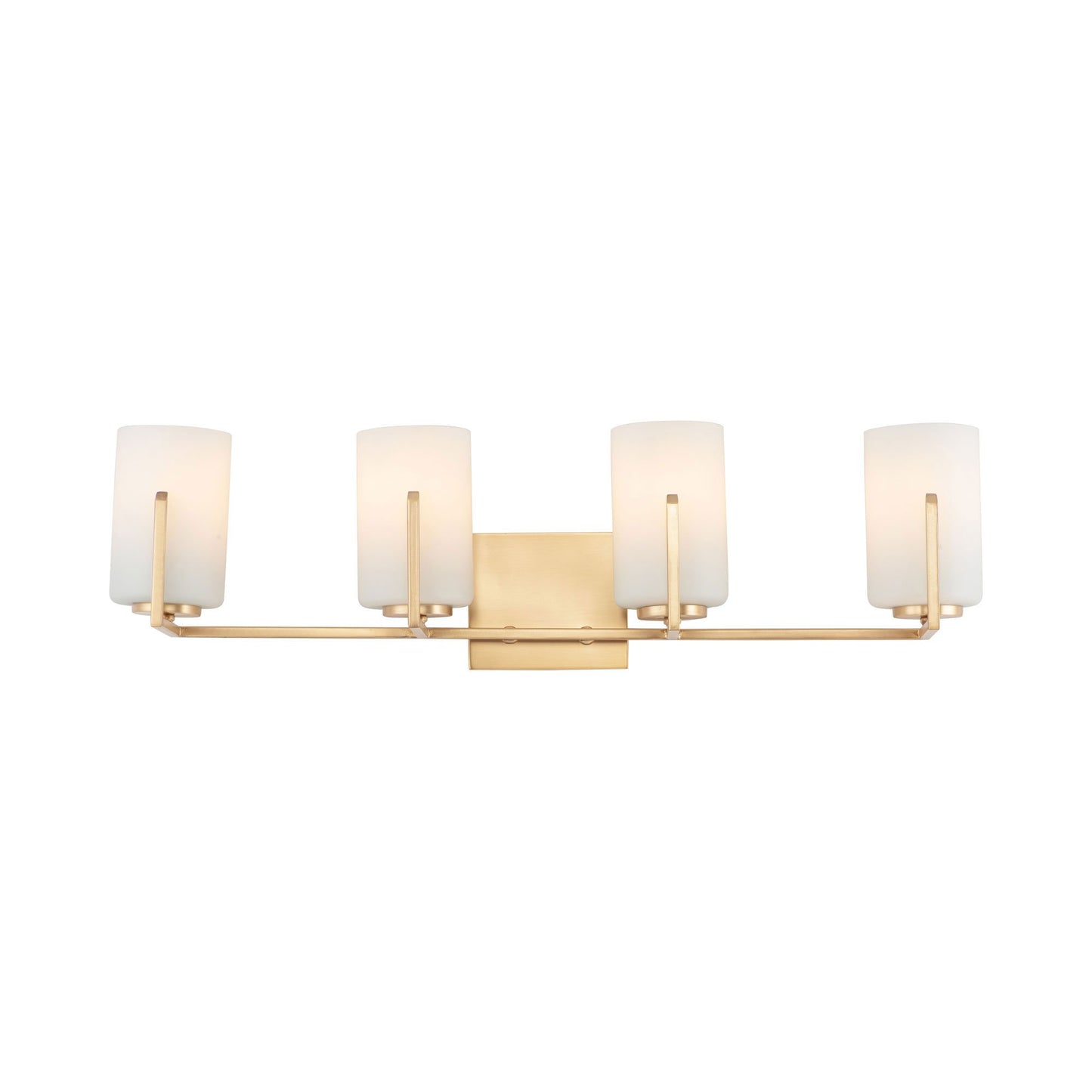 Dart Bath Vanity Light in Satin Brass (4-Light).