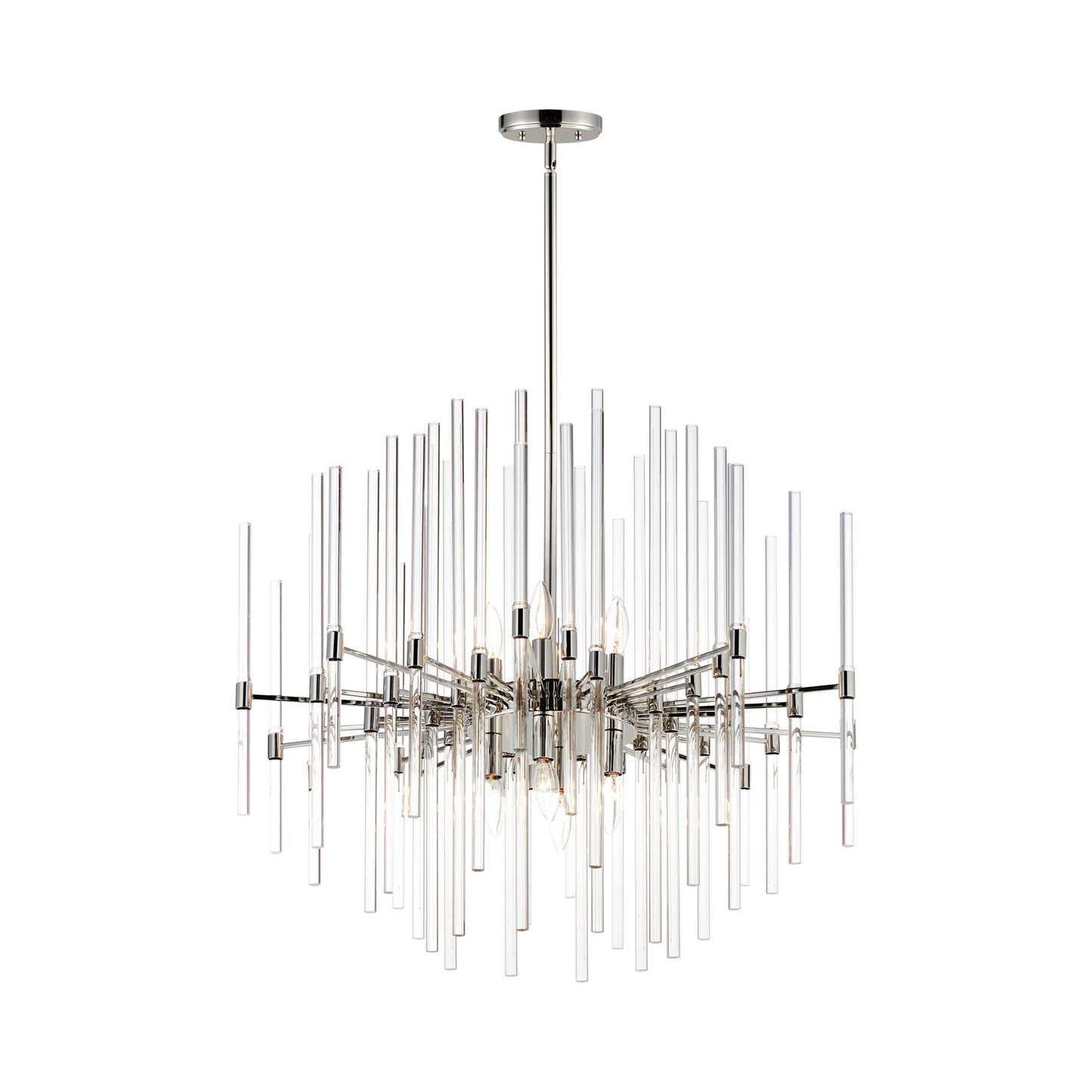 Divine Chandelier in Polished Nickel (Large).