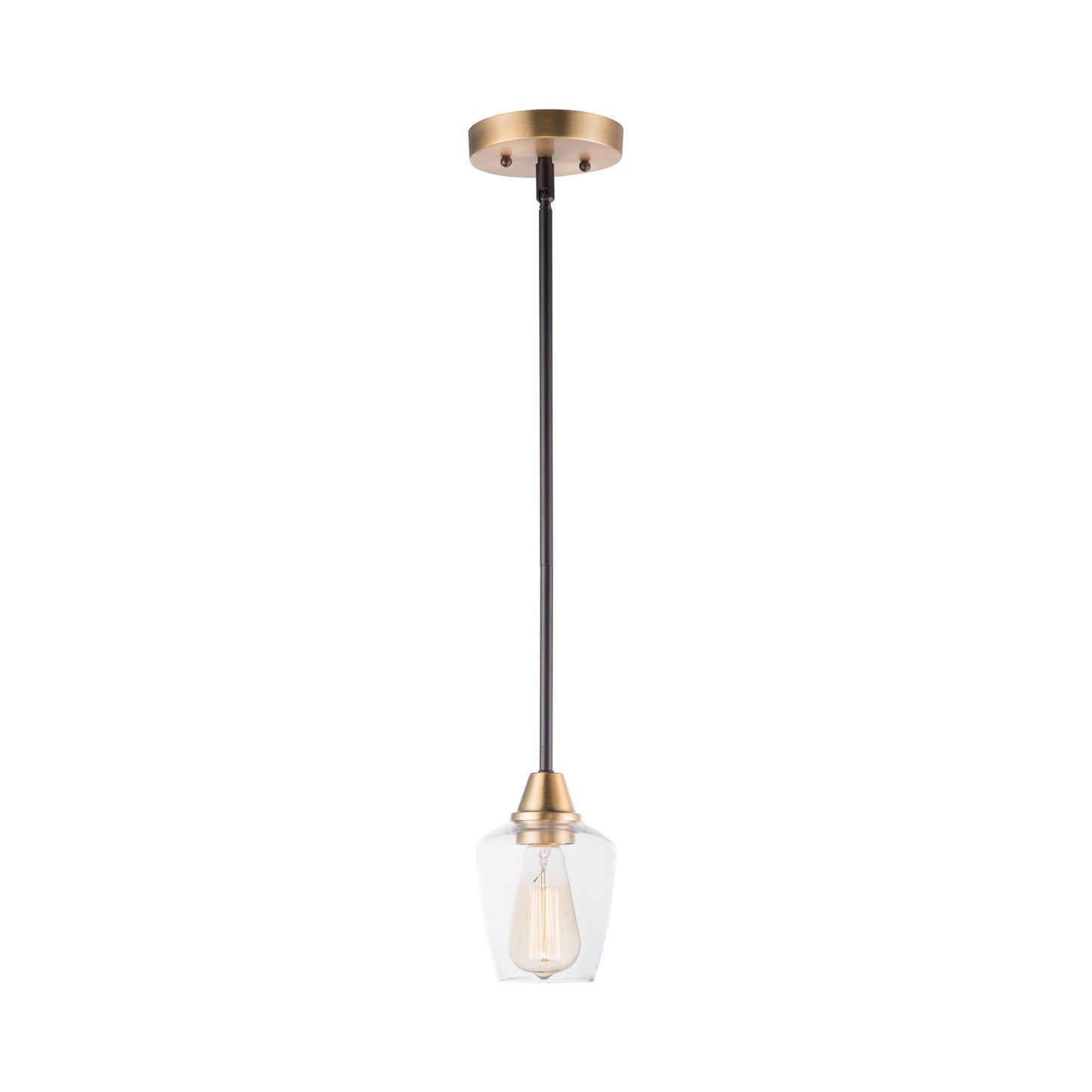 Goblet Mini Pendant Light in Bronze/Antique Brass.
