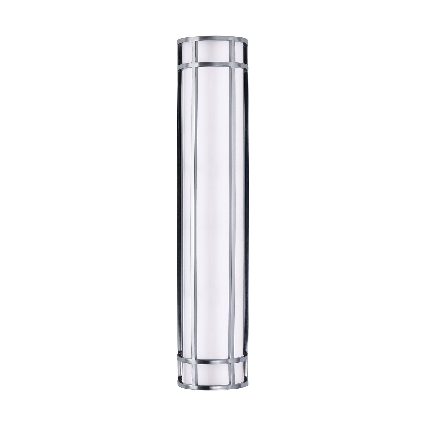 Moon Ray Outdoor LED Wall Light in Satin Nickel (X-Large).