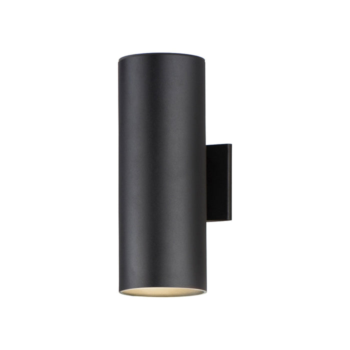 Outpost Outdoor Wall Light in LED/5-Inch/Medium/Black.