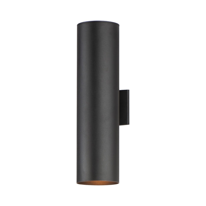Outpost Outdoor Wall Light in Incandescent/5-Inch/Long/Black.