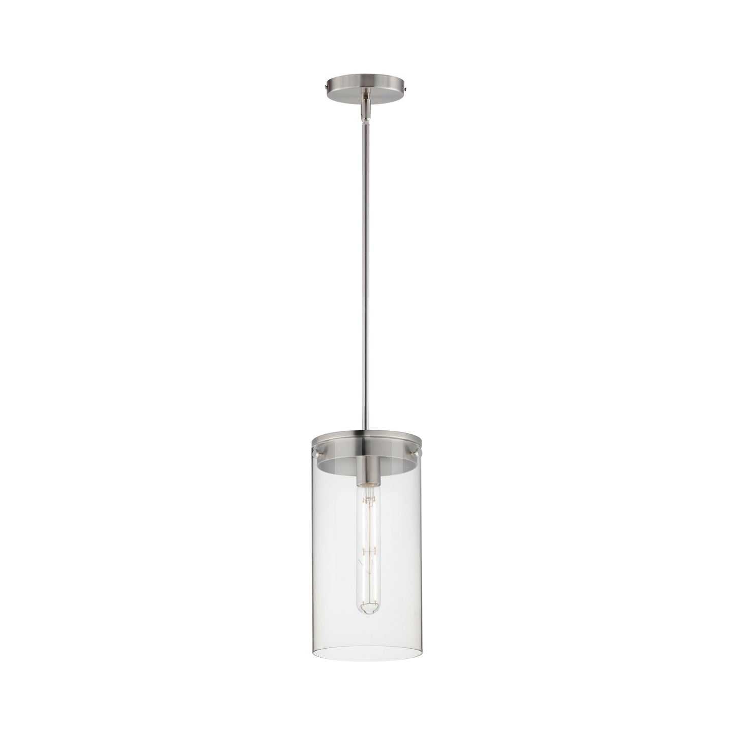 Pinn Wall Pendant Light in Satin Nickel (Small).