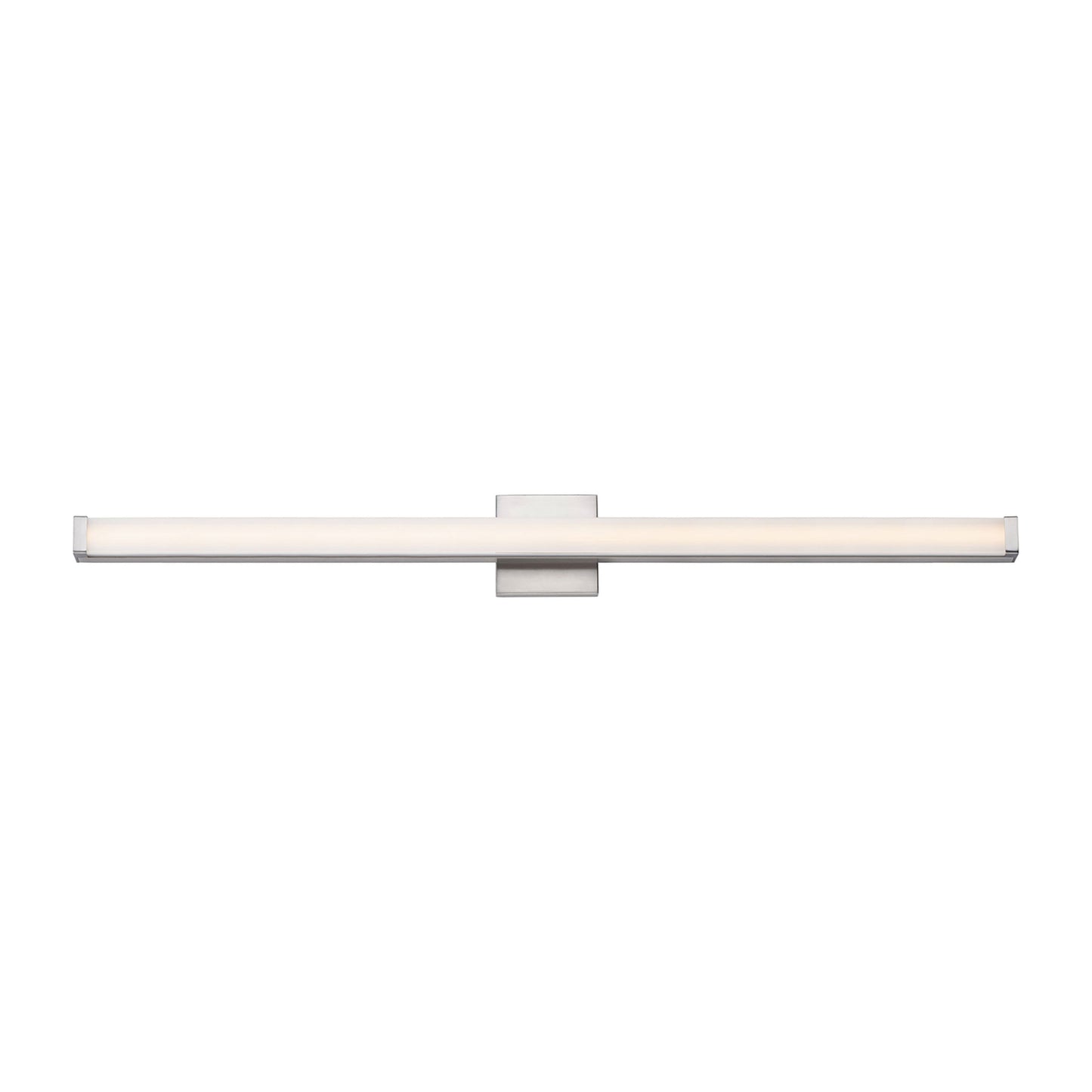 Spec LED Bath Vanity Light in Satin Nickel (48-Inch).