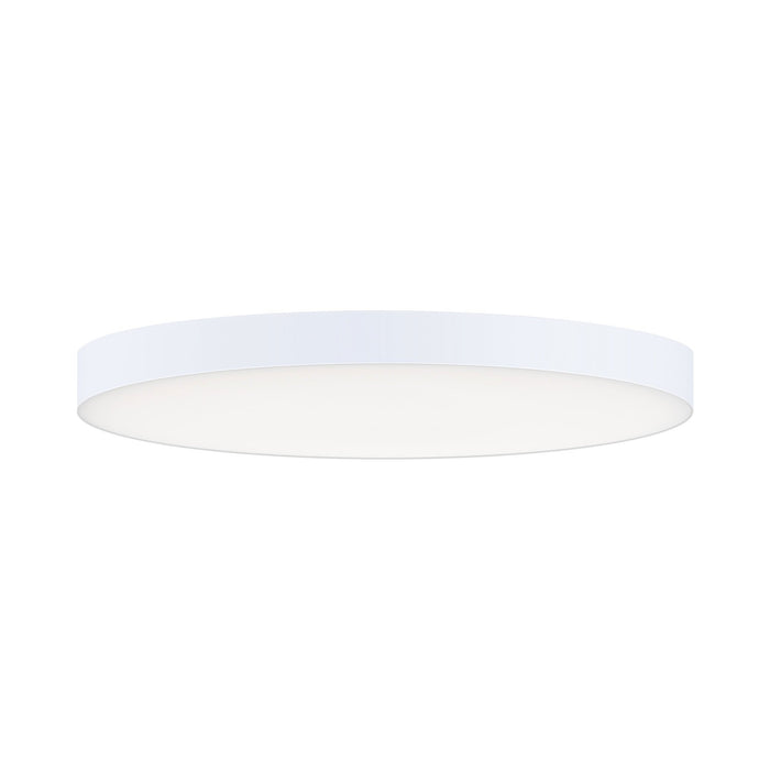 Trim LED Flush Mount Ceiling Light in White (Medium/Round).