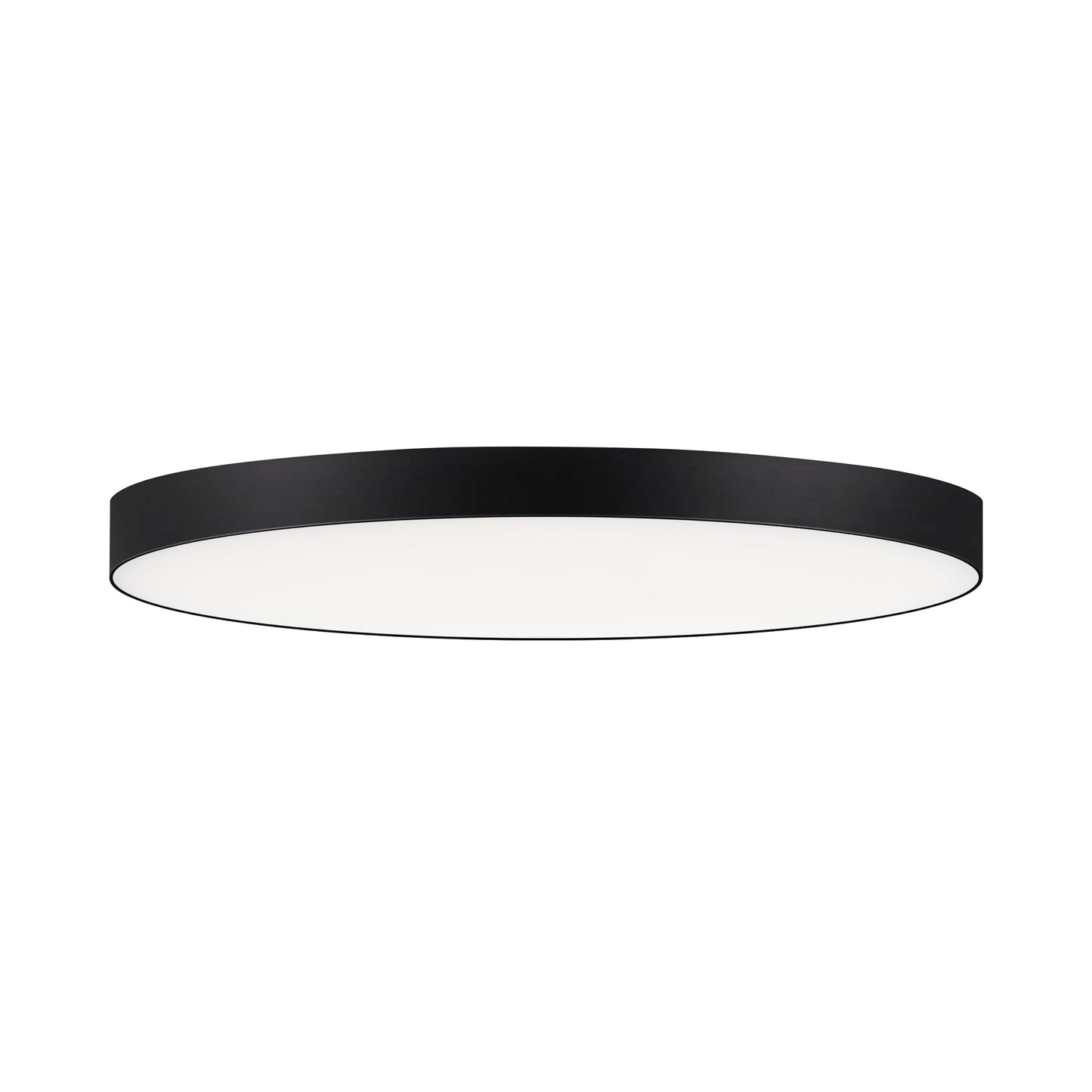 Tuner LED Flush Mount Ceiling Light in Black.