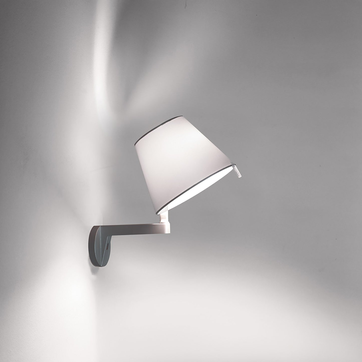Melampo Mini Wall Light in Grey.