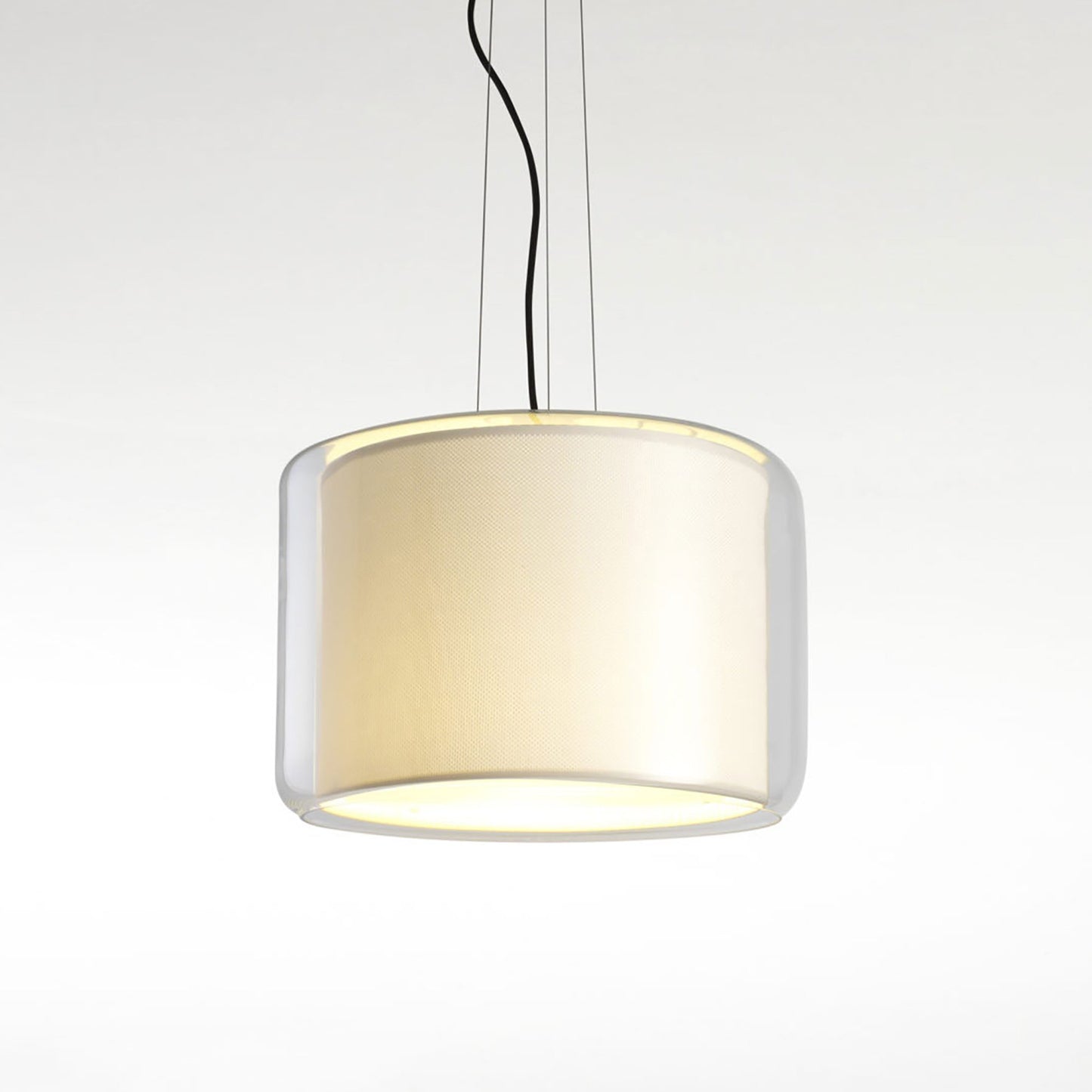 Mercer Pendant Light in Pearl White (Large).