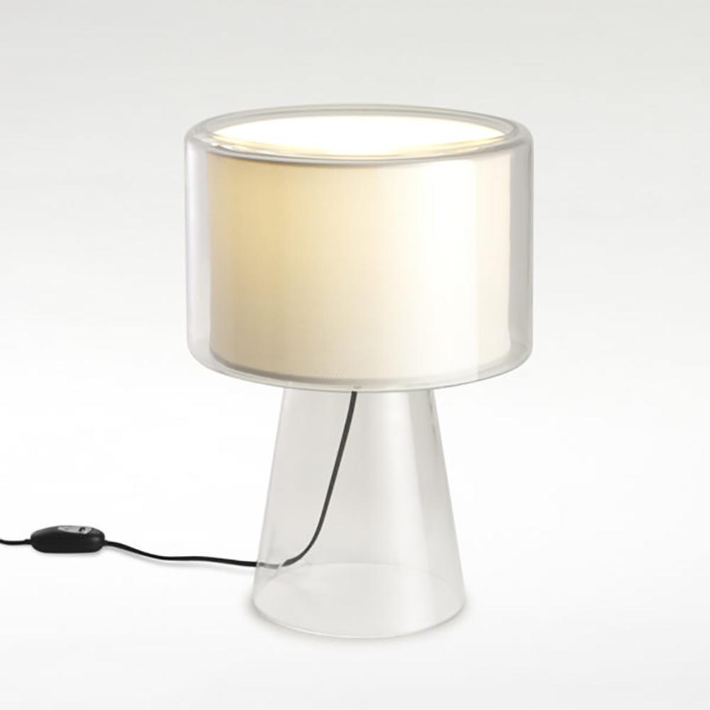 Mercer Table Lamp in Pearl White (Large).