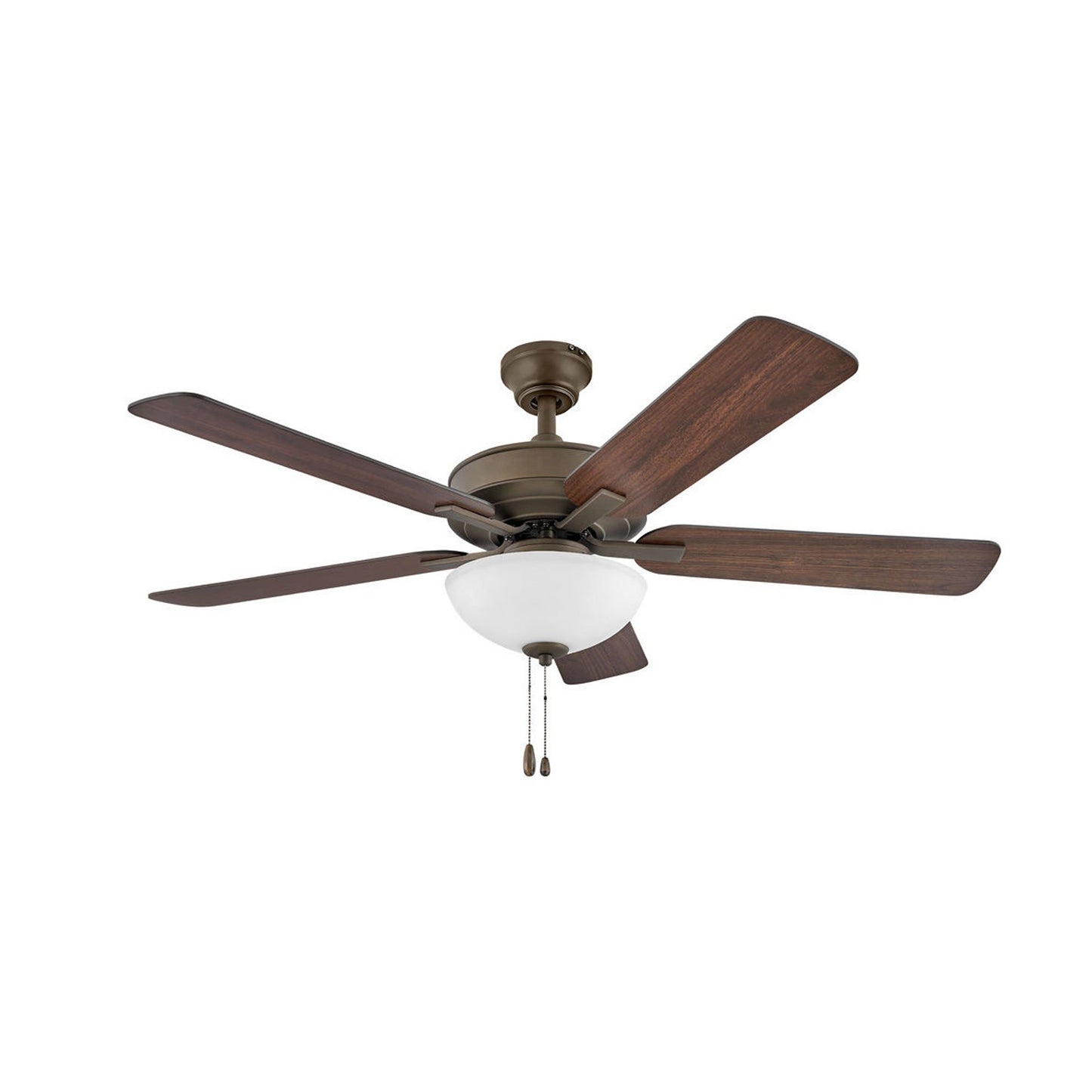 Metro Illuminated LED Ceiling Fan in Metallic Matte Bronze.