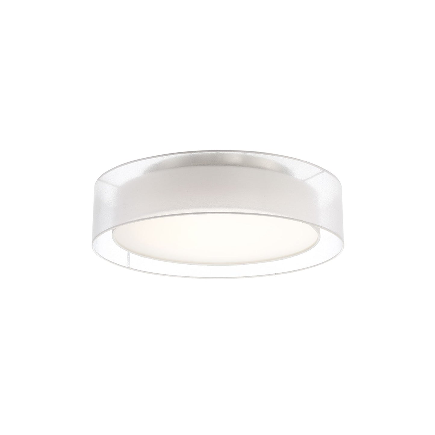 Metropolis LED Semi-Flush Mount Ceiling Light in Medium.