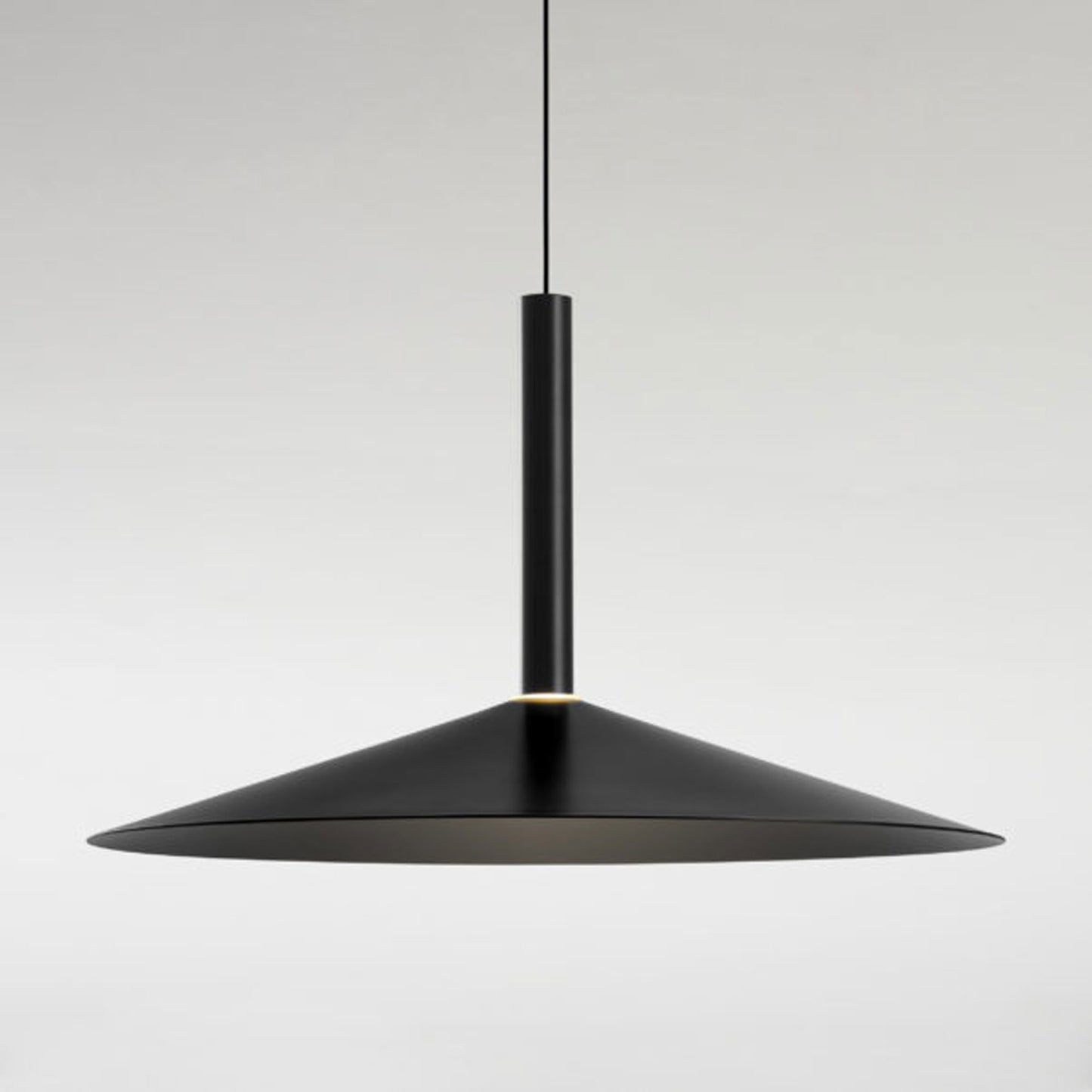 Milana PED LED Pendant Light in Black (Large).