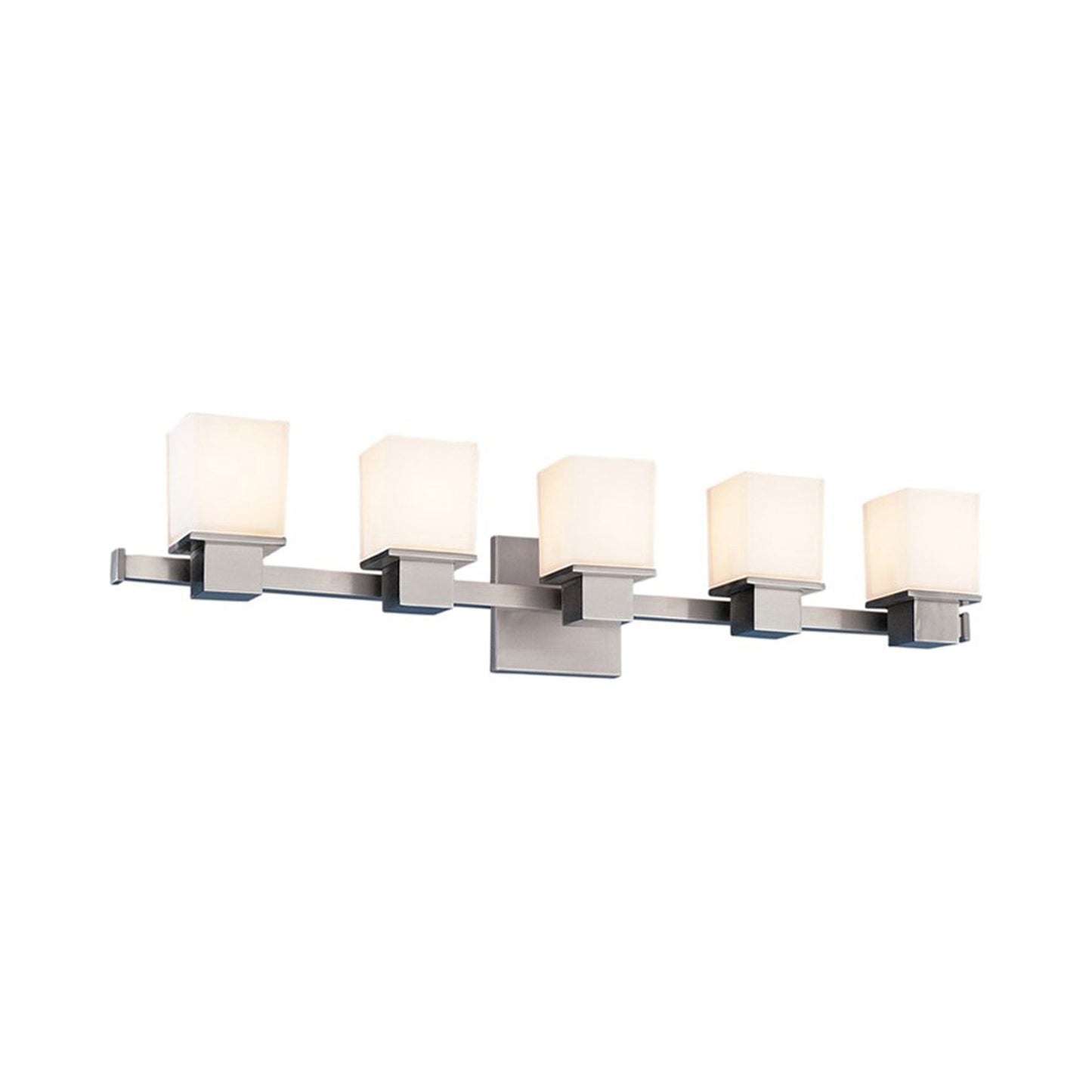 Milford Bath Vanity Wall Light in Satin Nickel (5-Light).