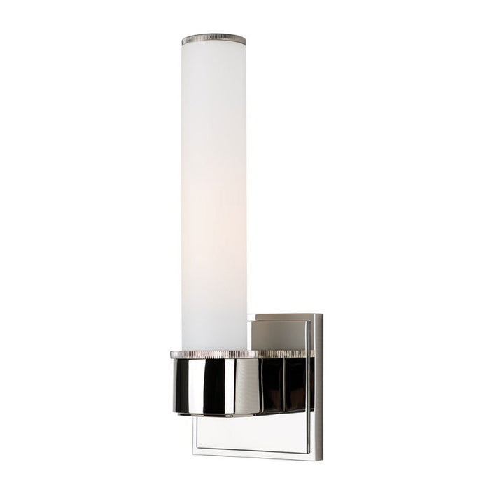 Mill Valley Bath Wall Light in Polished Nickel.