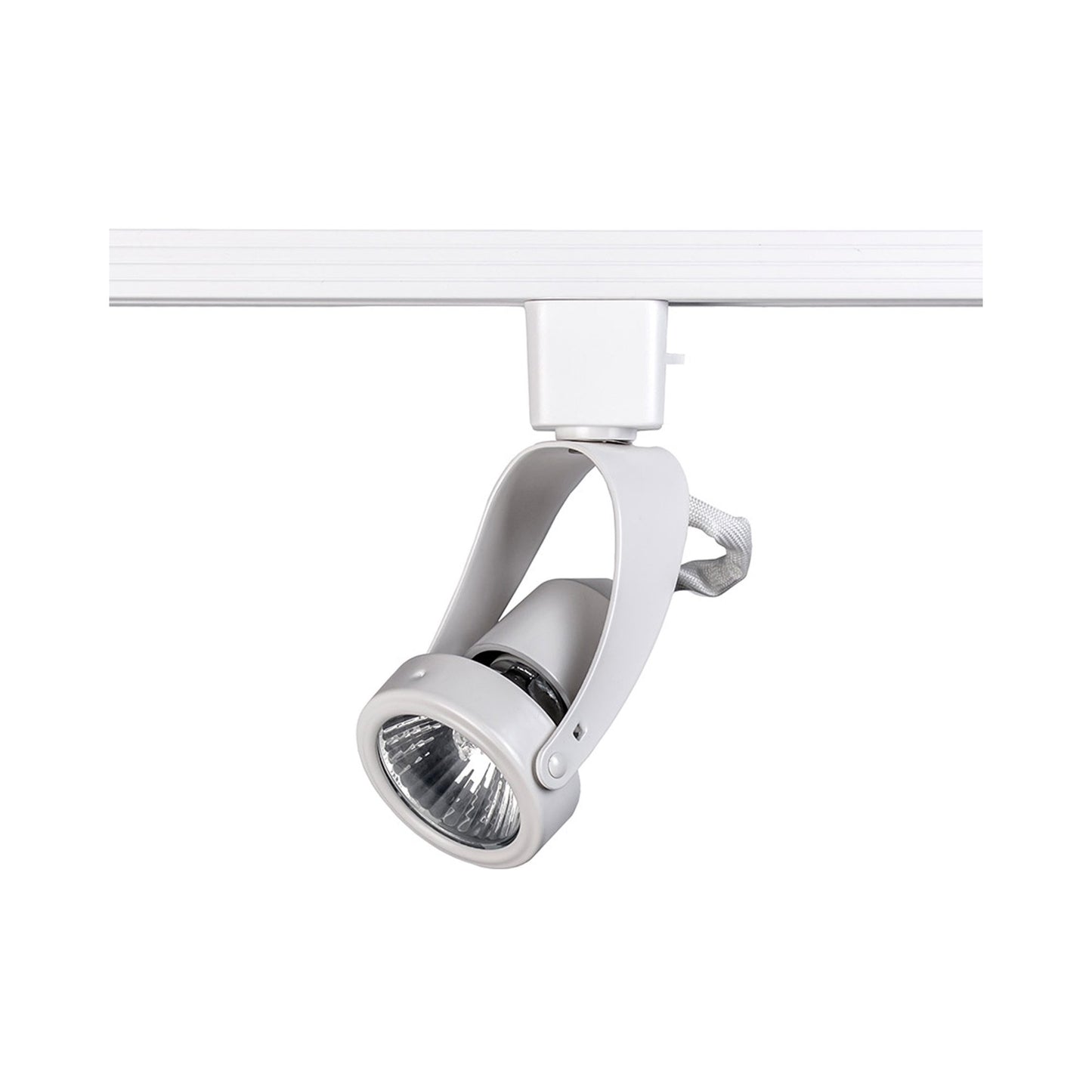 Mini Line Voltage 104 Track Head in White (H Track/Halogen).