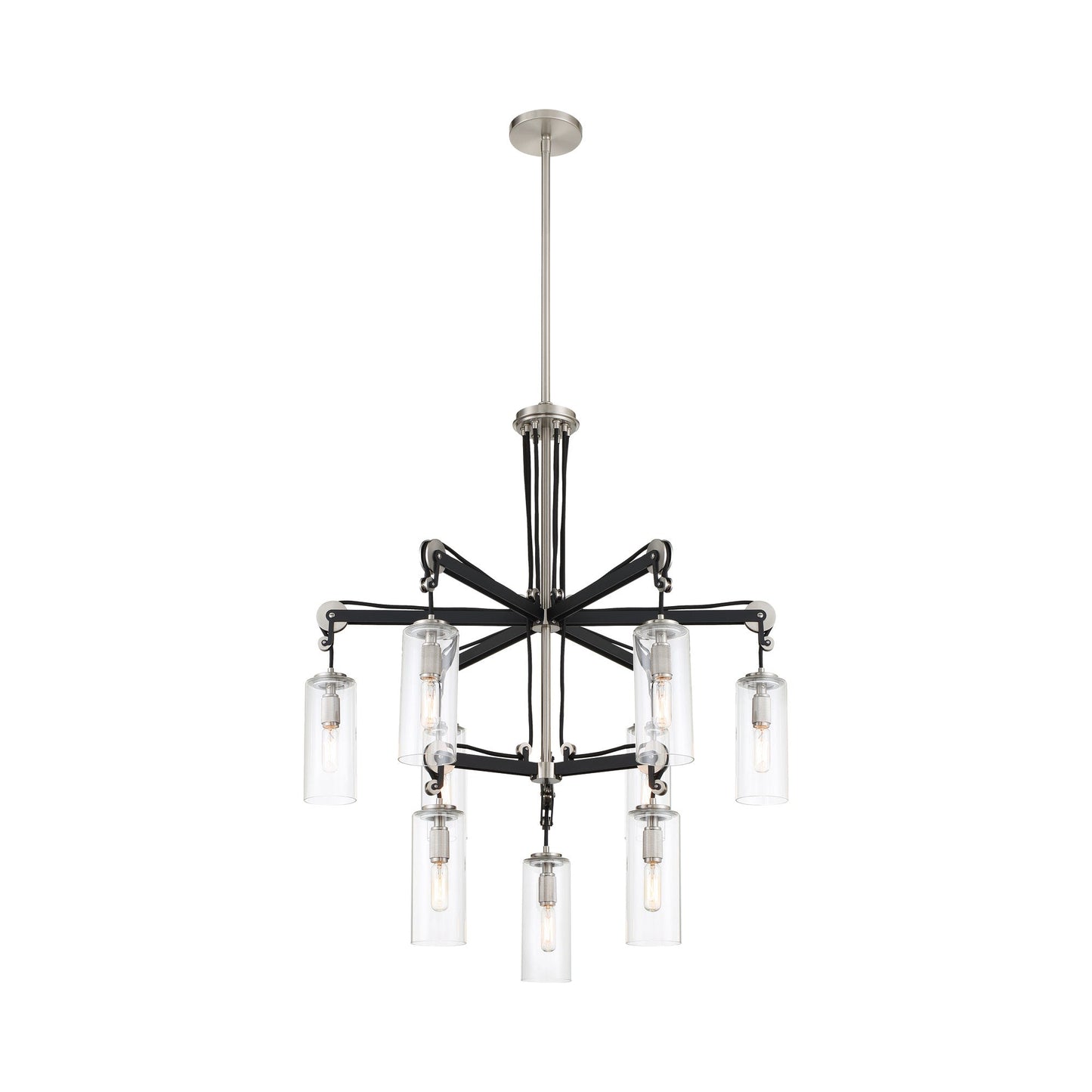 Pullman Junction Chandelier (9-Light).
