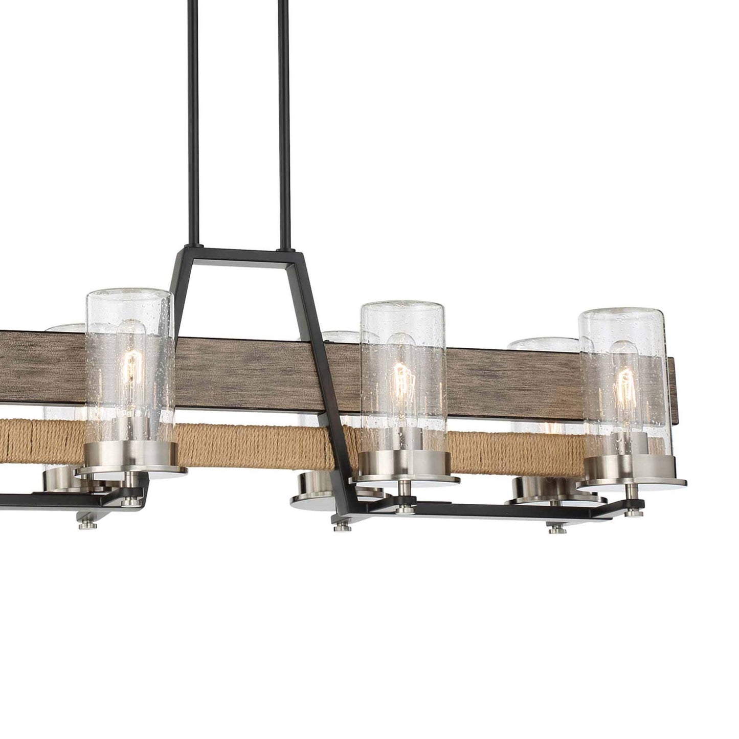 Silver Creek Linear Pendant Light in Detail.