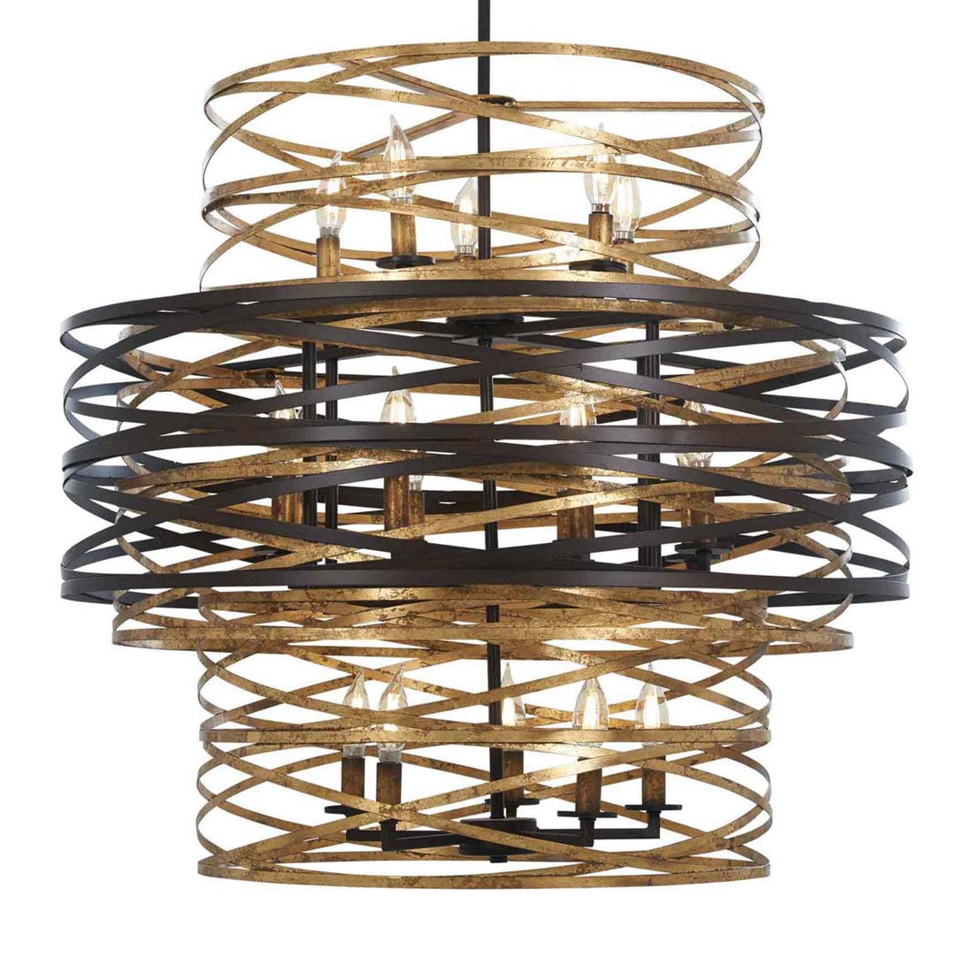 Vortic Flow Chandelier in Detail.