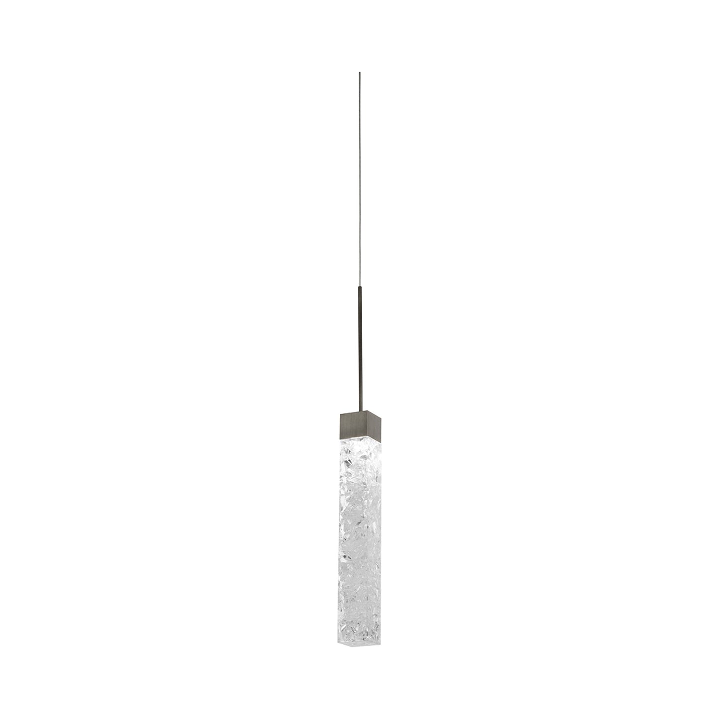 Minx LED Pendant Light in 1-Light/Antique Nickel.
