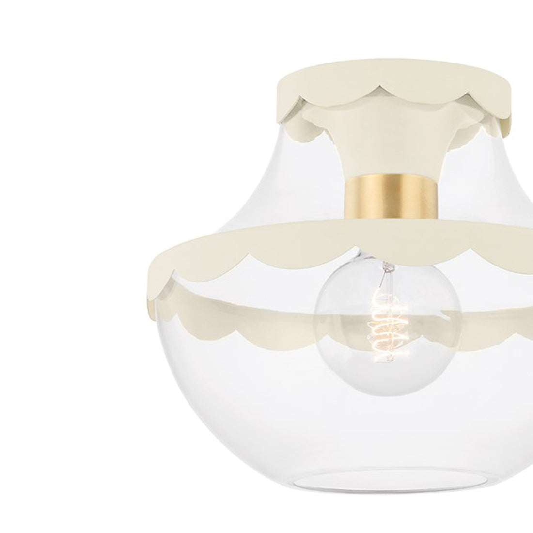 Alaina Semi Flush Mount Ceiling Light in Detail.