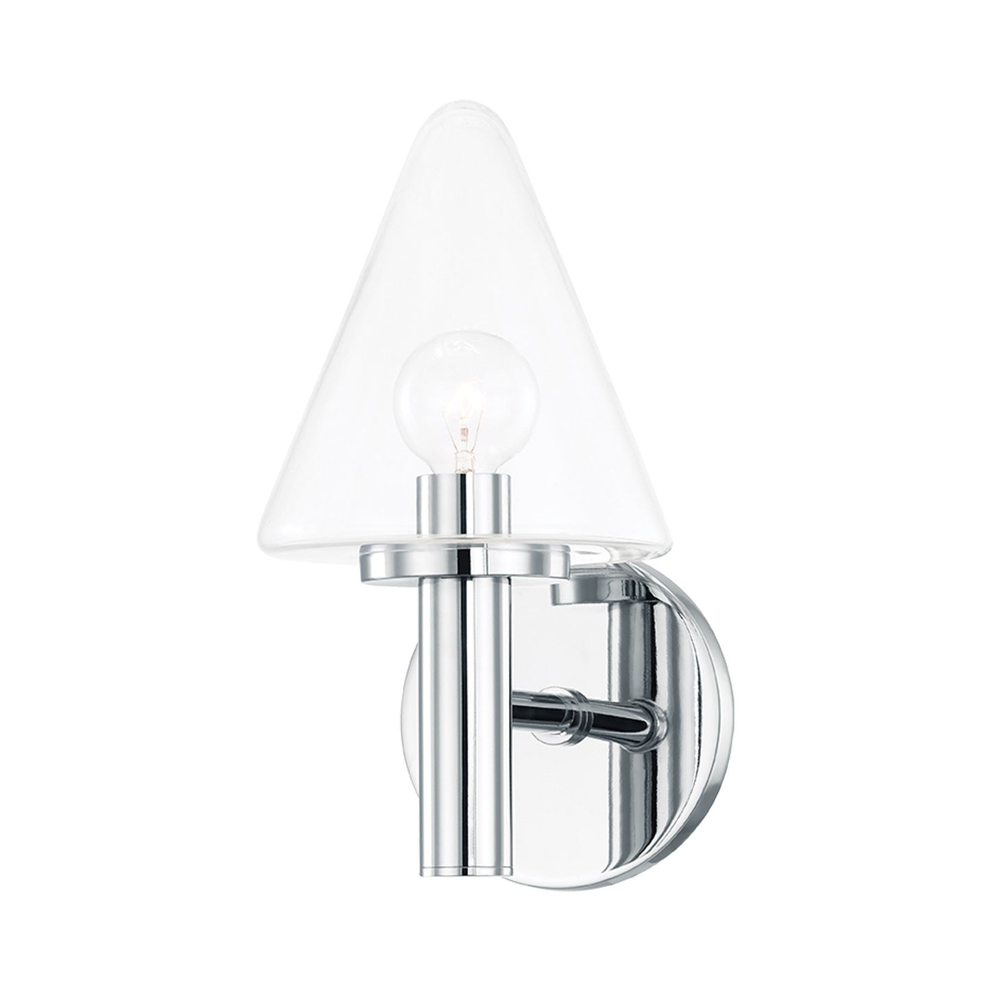 Connie Bath Wall Light in Polished Chrome.