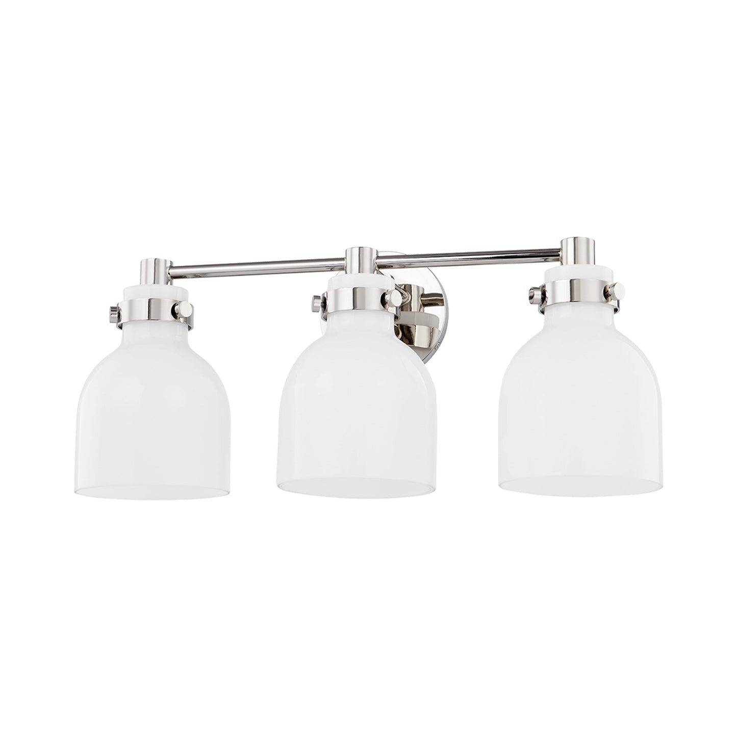 Elli Vanity Wall Light in Polished Nickel (3-Light).