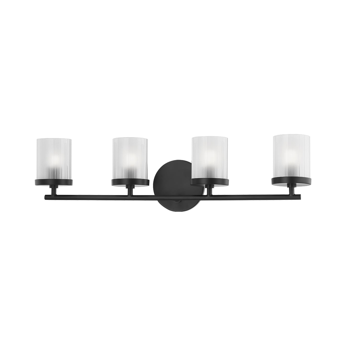Ryan Bath Wall Light in Soft Black (4-Light).