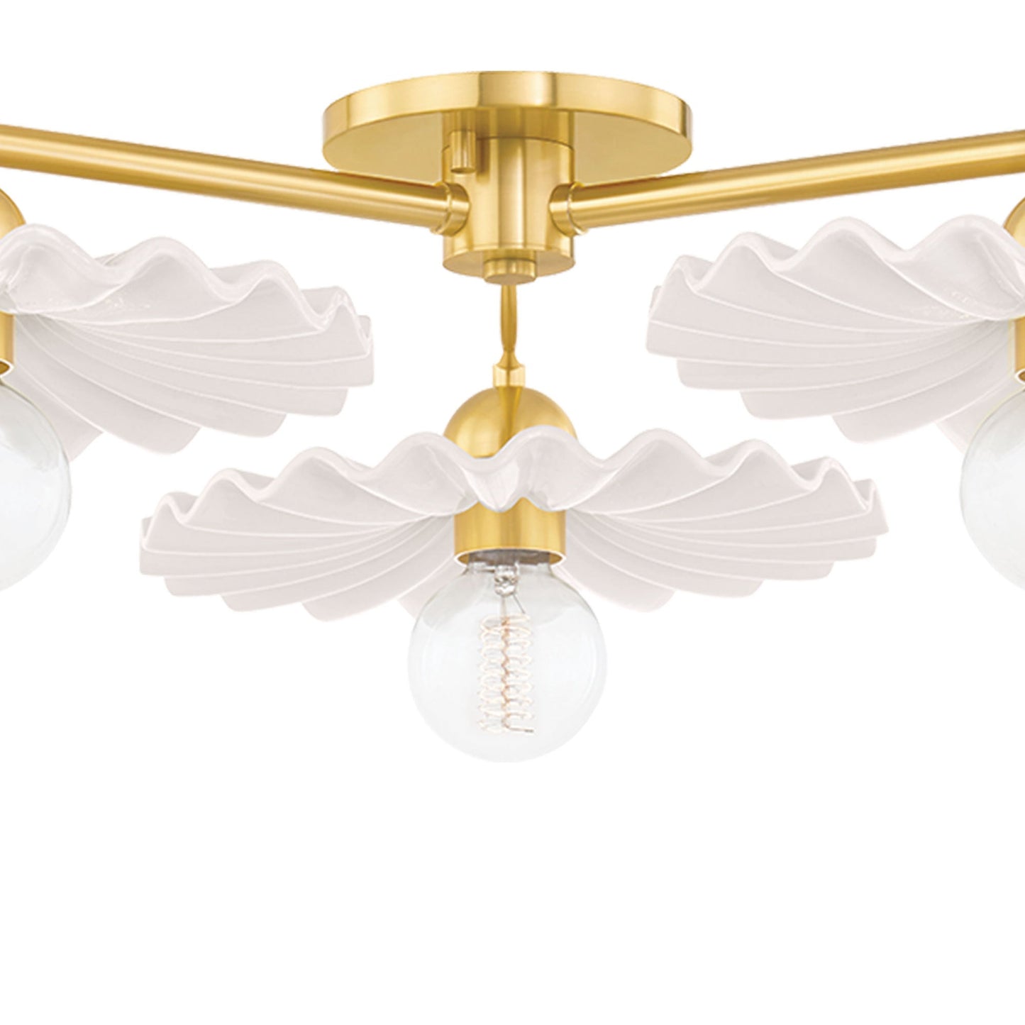 Tinsley Semi Flush Mount Ceiling Light in Detail.
