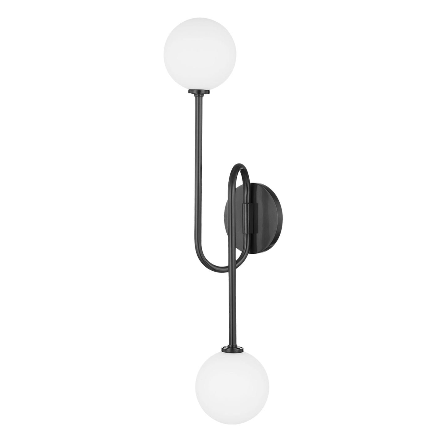 Zani Wall Light in Old Bronze (Opal Matte).