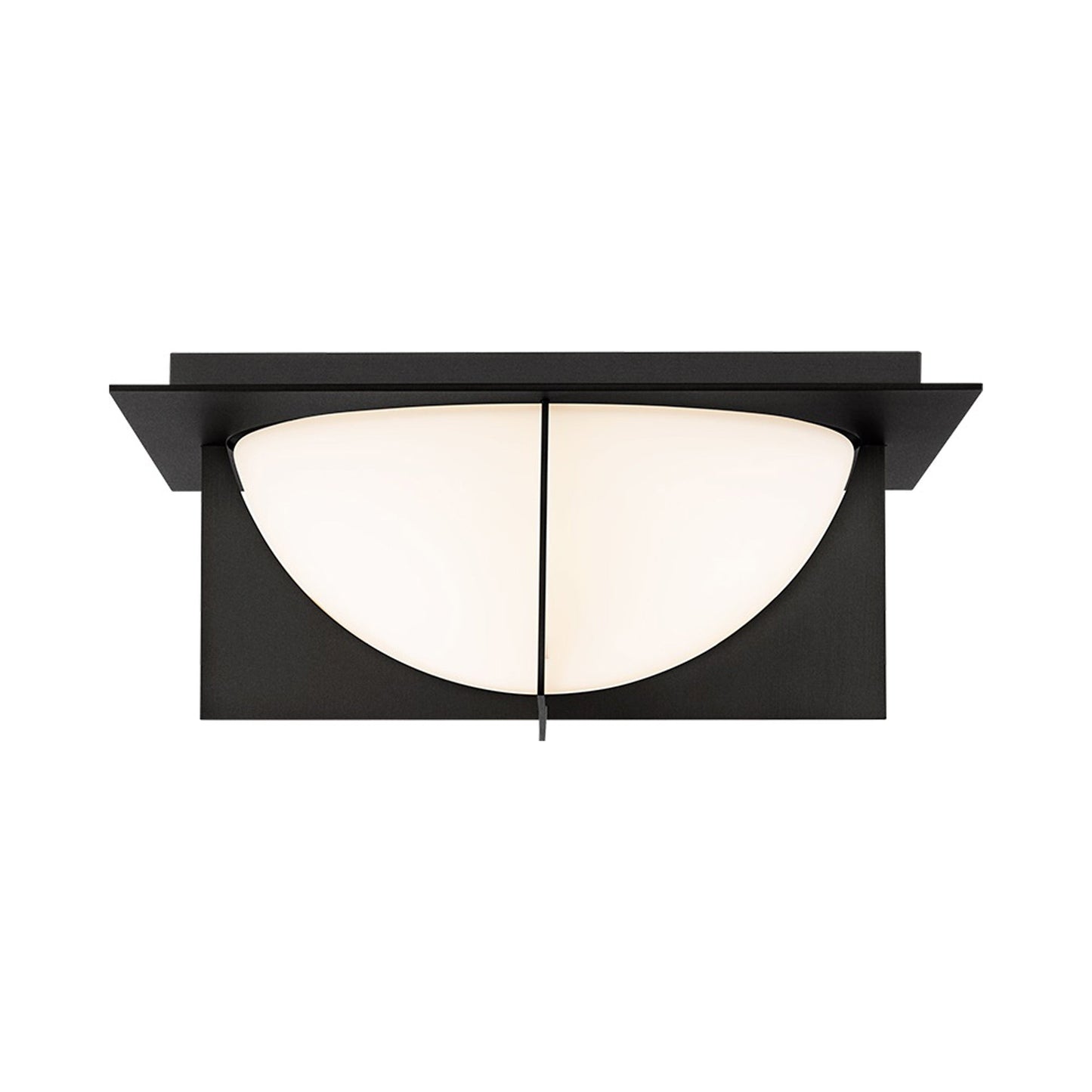 Echelon LED Flush Mount Ceiling Light in Black.