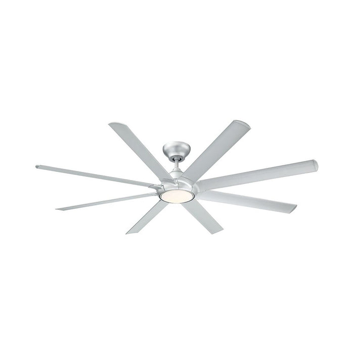 Hydra Smart LED Ceiling Fan in 80-Inch/Titanium Silver.