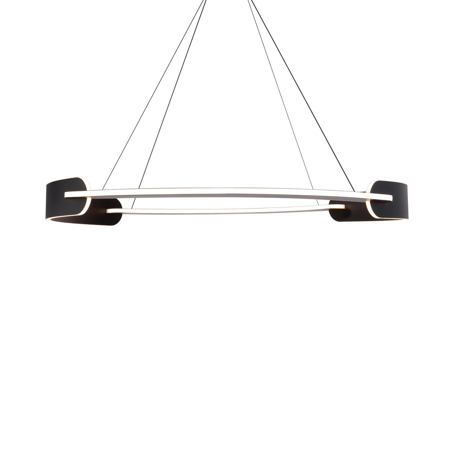 Ilios LED Chandelier in Black (Large).