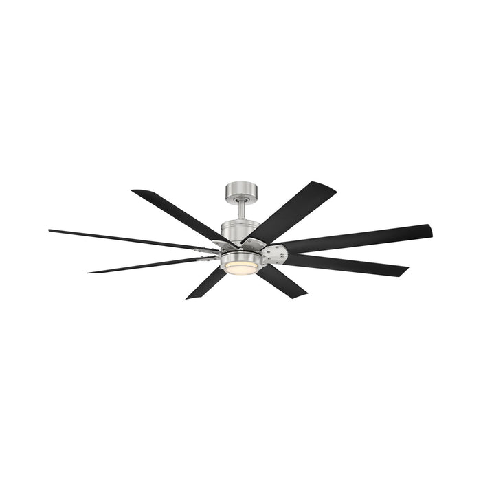 Renegade Smart LED Ceiling Fan in Brushed Nickel/Matte Black (66-Inch).