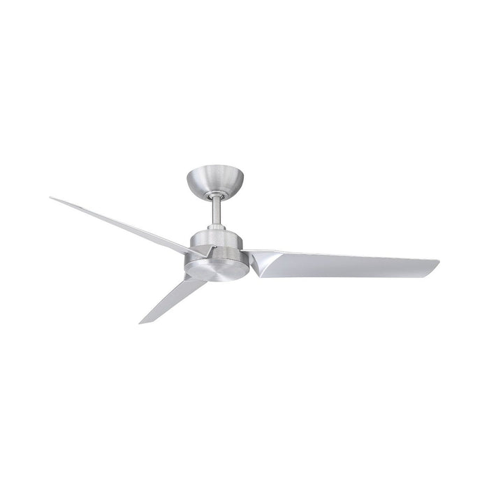 Roboto Smart Ceiling Fan in 52-Inch/Brushed Aluminum.