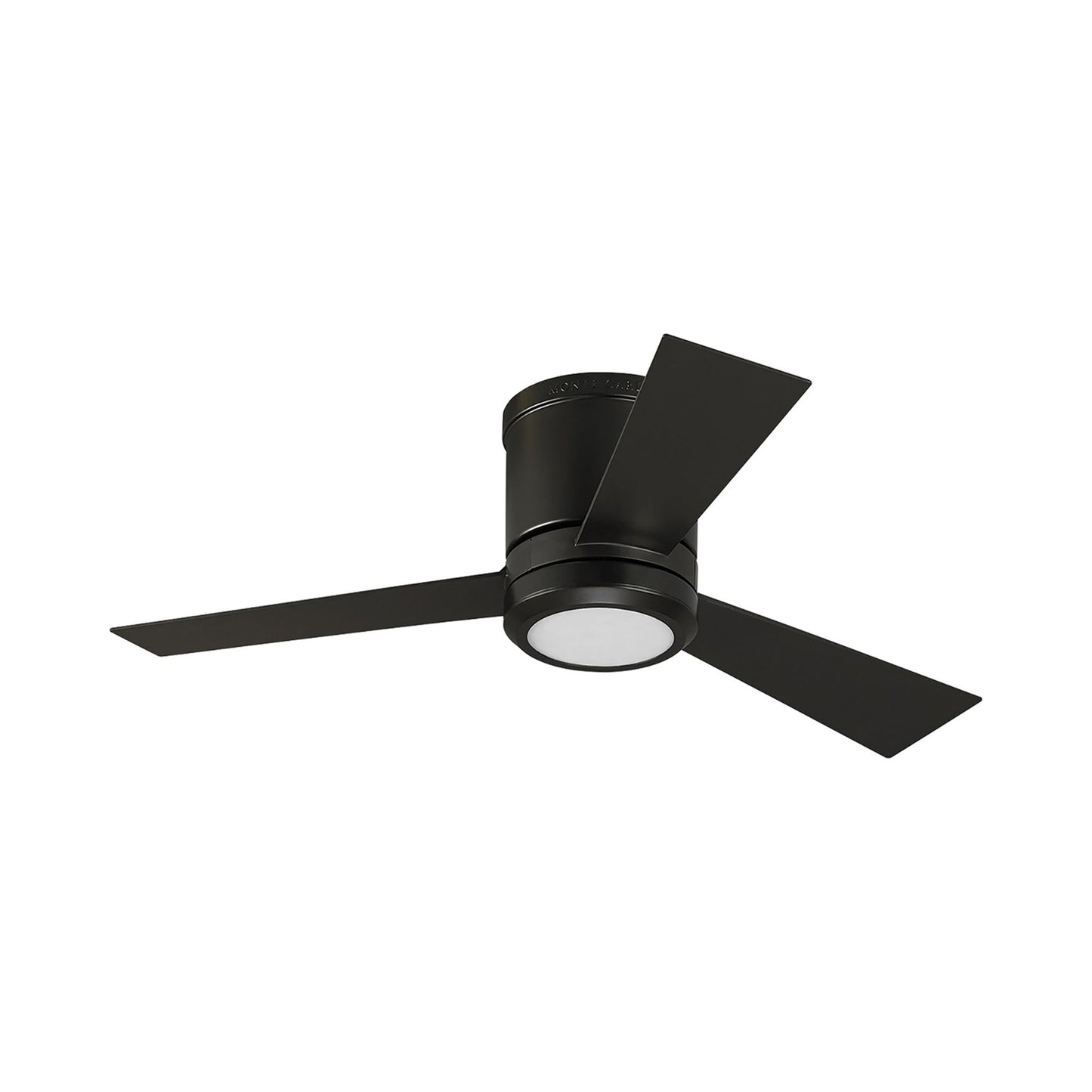 Clarity II LED Ceiling Fan in Oil Rubbed Bronze/Roman Bronze.
