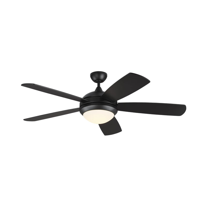 Discus Classic Smart LED Ceiling Fan in Midnight Black.