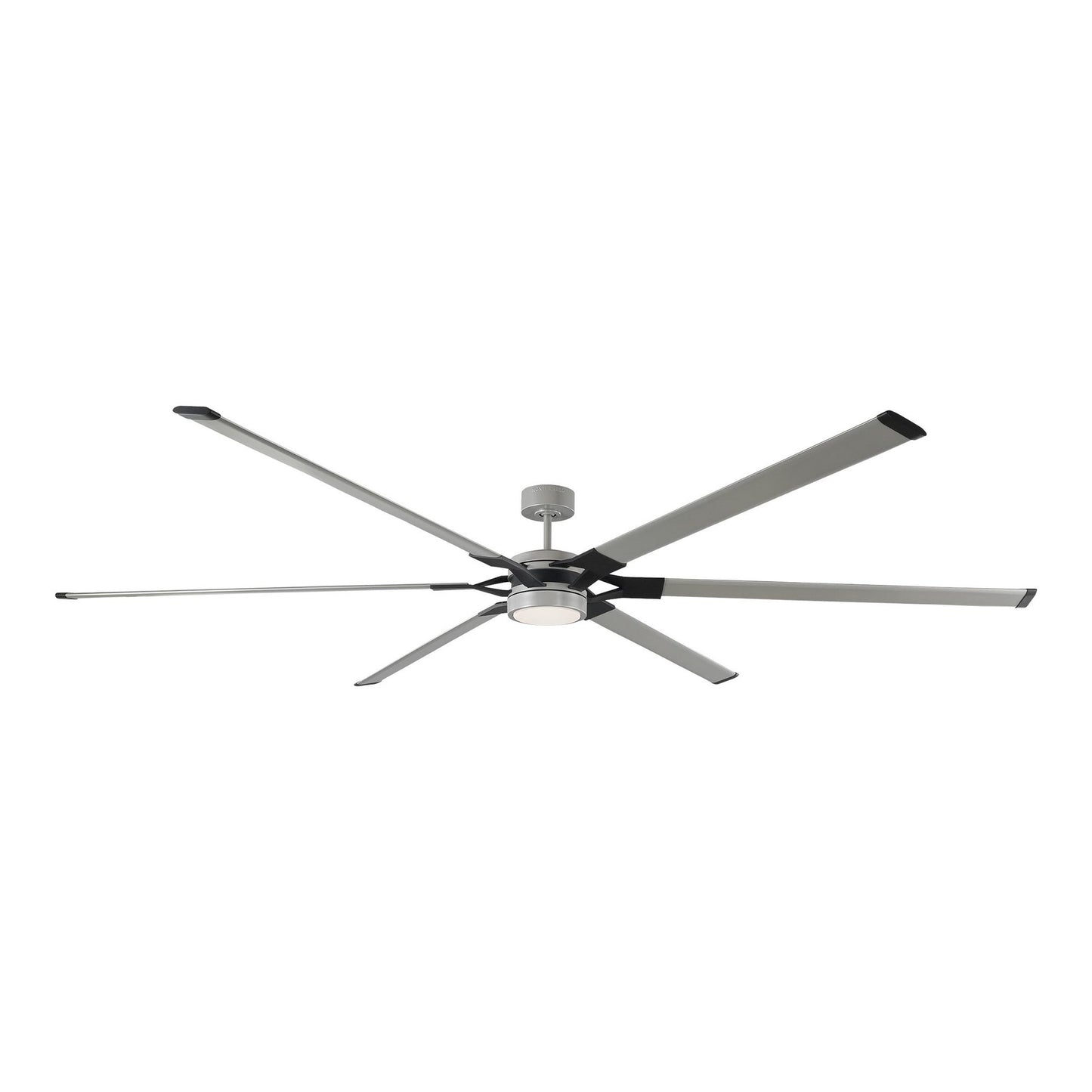 Loft LED Ceiling Fan in Midnight Black (96-Inch).