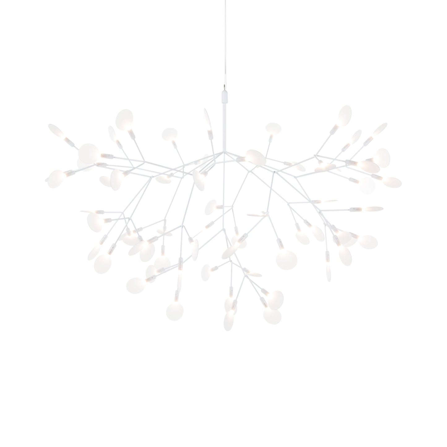 Heracleum III LED Pendant Light in White (Large).