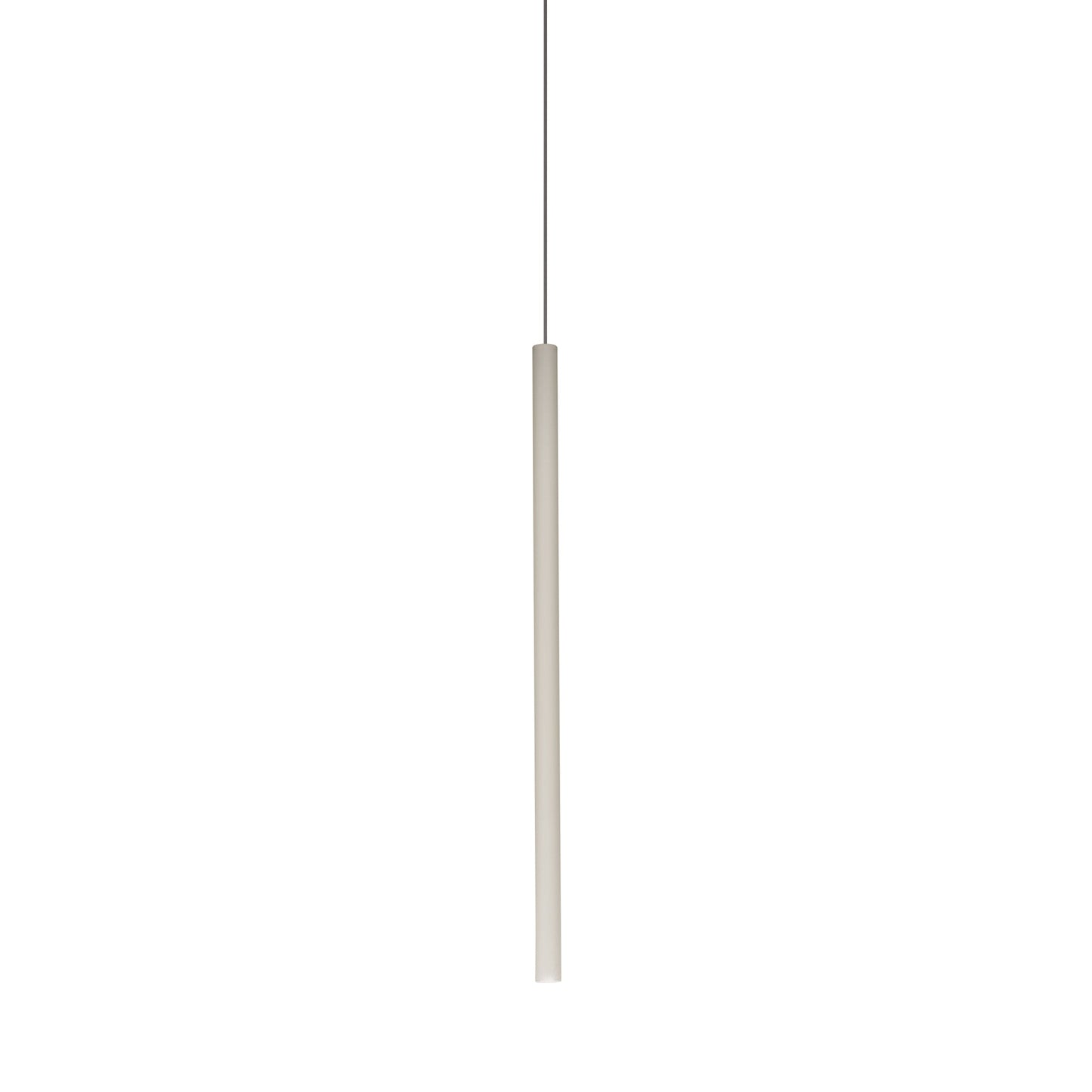 Canna Nuda Metallo LED Pendant Light in White (Without Mounting Hardware).