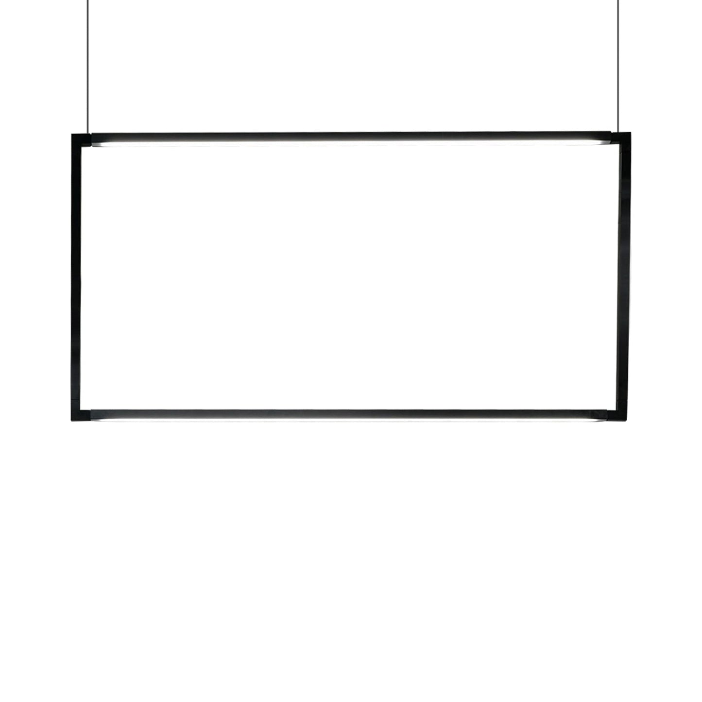 Spigolo LED Pendant Light in Black (Vertical).